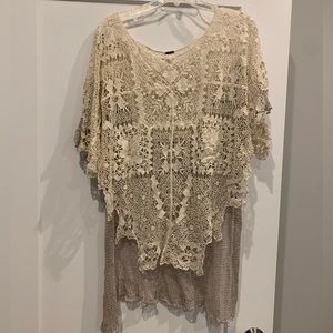 Free people lace cover up